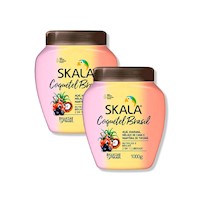 CREMA TRATAMIENTO CAPILAR COQUETEL BRASIL CAPILAR NUTRITIVA 1000G - SKALA 2 UNID