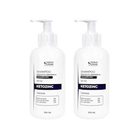 SHAMPOO SIN SAL KETOZINC (CABELLO GRASO) 350ML 2 UNIDADES