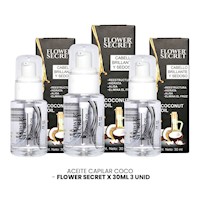 Aceite Capilar Cocoflower Secret x 30ml 3 Unid