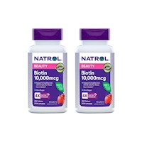 Biotina Natrol 10,000 Mcg - 250 Tabletas 2 UNIDADES