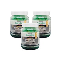 Gomitas Adultos Citrato de Magnesio Sottcor 130 Gomitas 3 Pack