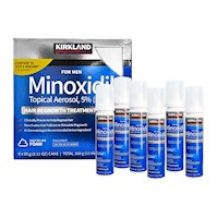 Minoxidil Espuma Kirkland 60ml 6 Unidades