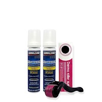 Minoxidil Espuma Kirkland 2 Uni + Derma Roller 0.50mm 1 Uni