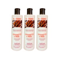 3 Locion Corporal De Aceite De Almendras Y Leche 500Ml