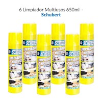 6 Limpiador Multiusos 650ml - Schubert