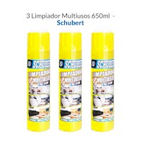 3 Limpiador Multiusos 650ml - Schubert
