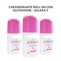 3 Desodorante Roll On Con Glutahione - Aclara-T