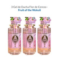 3 Gel De Ducha Flor De Cerezo - Fruit Of The Wakali