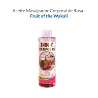 Aceite Masajeador Corporal De Rosa - Fruit Of The Wakali