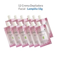 12 Crema Depiladora Facial - Lampiña 15G