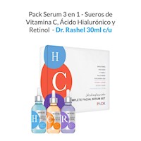 Pack Serum 3En1 - Sueros De Vitamina C, Ácido Hialurónico Y Retinol