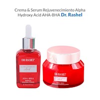 Crema & Serum Rejuvenecimiento Alpha Hydroxy Acid AHA-BHA Dr. Rashel