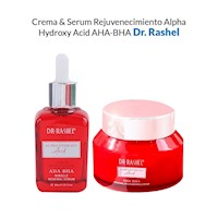 Crema & Serum Rejuvenecimiento Alpha Hydroxy Acid Aha-Bha Dr. Rashel