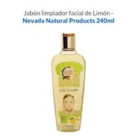 Jabón limpiador Facial de Limón - Nevada Natural Products 240ml