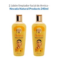 2 Jabón limpiador Facial de Arnica - Nevada Natural Products 240ml