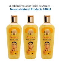 3 Jabón limpiador Facial de Arnica - Nevada Natural Products 240ml