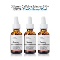 Serum Caffeine Solution 5% + EGCG The Ordinary 30ml 3 Unidades