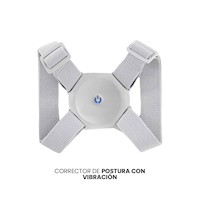 CORRECTOR DE POSTURA CON VIBRACIÓN PLOMO