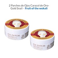 2 Parches de Ojos Caracol de Oro- Gold Snail