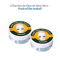 2 Parches de Ojos de Aloe Vera- Fruit of the wokali