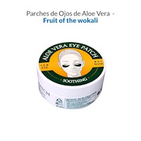 Parches de Ojos de Aloe Vera- Fruit of the wokali