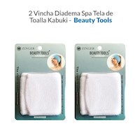 2 Vincha Diadema Spa Tela de Toalla Kabuki Beauty Tools