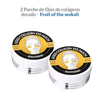 2 Parche De Ojos De Colágeno Dorado- Fruit Of The Wokali
