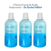 3 Tonico Facial De Acido Hialuronico - Dr. Rashel 500Ml