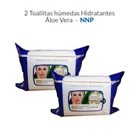 2 Toallitas Húmedas Hidratantes Áloe Vera - Nnp