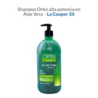 Shampoo Ortin alta potencia en sábila - La Cooper 1lt