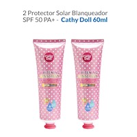 2 Protector Solar Blanqueador SPF 50 PA+++ - Cathy Doll 60ML