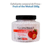 Exfoliante Corporal De Fresa - Fruit Of The Wokali 500G