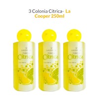 3 Colonia Cítrica La Cooper x 250ml