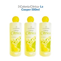 3 Colonia Cítrica La Cooper X 500Ml