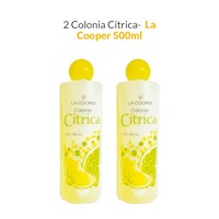 2 Colonia Cítrica La Cooper x 500ml