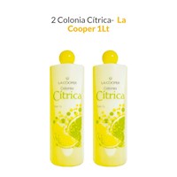 2 Colonia Cítrica La Cooper x 1Lt