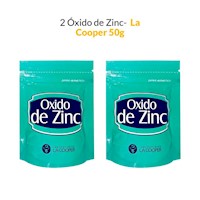 2 ÓxIdo de Zinc - La Cooper x 50g