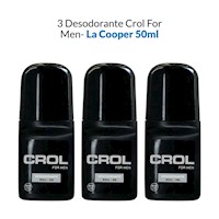 3 Desodorante - Crol For Men X 50Ml