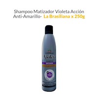 Shampoo Matizador Violeta Acción Anti-Amarillo - La Brasiliana x 250g