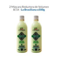 2 Shampoo Antiresiduo Limpieza Profunda - La Brasiliana 500Gr