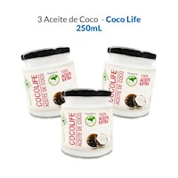 3 Coco Life - Aceite De Coco X 250 Ml