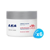 6 Crema Coporal Ultra-Hidratante Con 10% Urea - Lea 200Ml