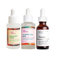 Niacinamide 30ml + Hyaluronic 30ml Good molecules + Caffeine 30ml