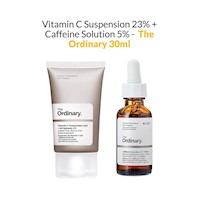 Vitamin C Suspension 23% + Caffeine Solution 5%
- The Ordinary 30ml