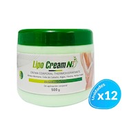 12 Crema Corporal Thermohidratante Tapa Verde- Lipo Cream Ni 500Gr
