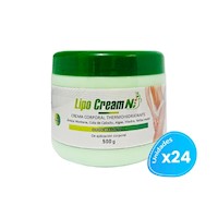 24 Crema Corporal Thermohidratante Tapa Verde- Lipo Cream Ni 500Gr