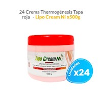 24 Crema Thermogénesis Tapa roja - Lipo Cream NI 500gr