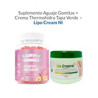 Suplemento Aguaje + Crema Thermohidra Tapa Verde Lipo Cream Ni