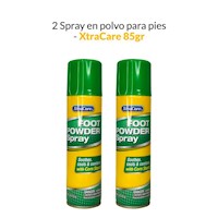 2 Spray en polvo para pies - Xtra Care 85gr