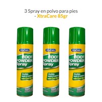 3 Spray en polvo para pies - Xtra Care 85gr